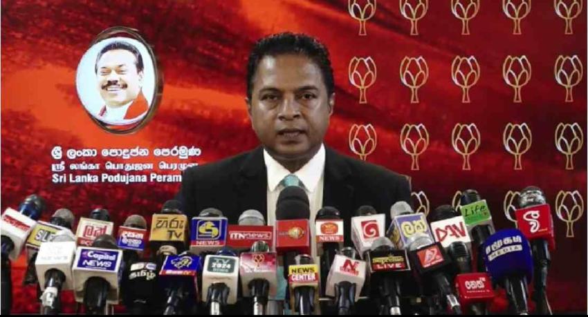 මහින්ද රාජපක්ෂ අගමැති කරන්න කිසිදු ඉල්ලීමක් කර නෑ